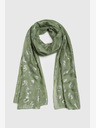 Moodo Zelená dámska vzorovaná šatka Moodo