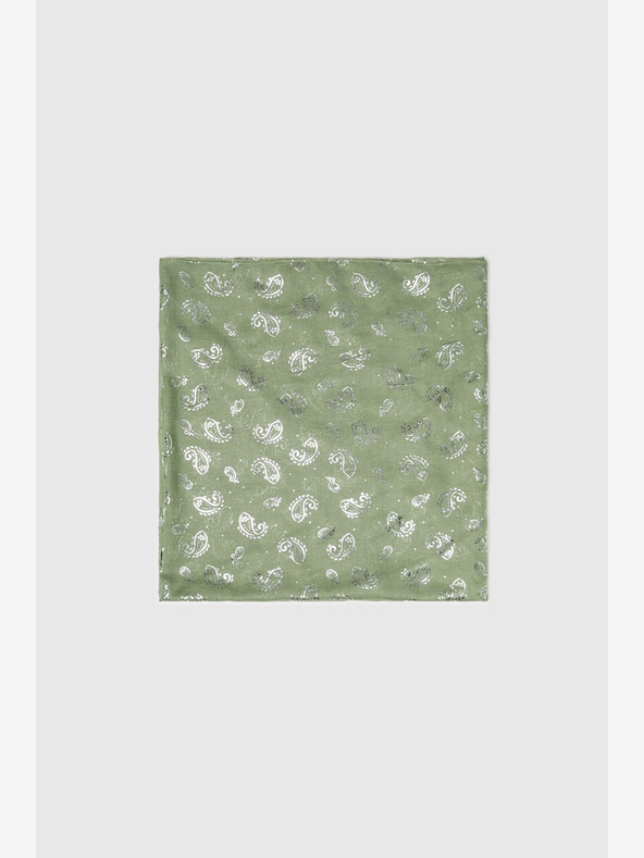 Moodo Zelená dámska vzorovaná šatka Moodo