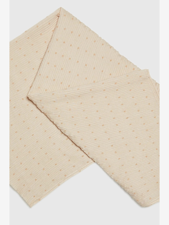 Moodo Moodo Béžový dámsky šál