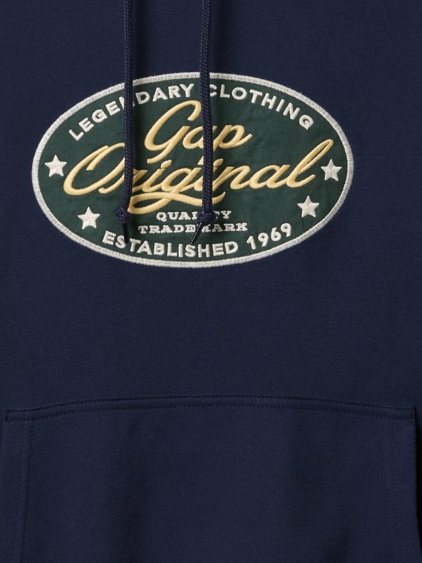 GAP Oversize mikina s logom Americana GAP