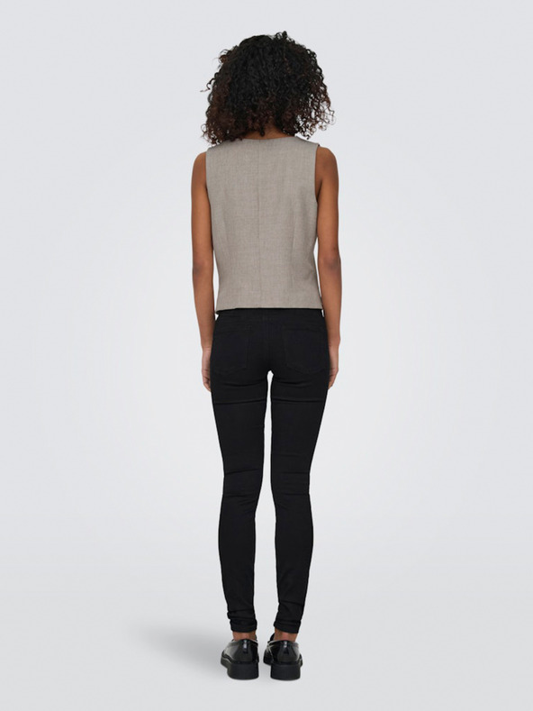 ONLY Hnedá dámska vesta ONLY