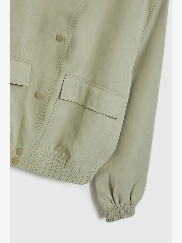 Moodo Svetlozelené dámske sako Moodo