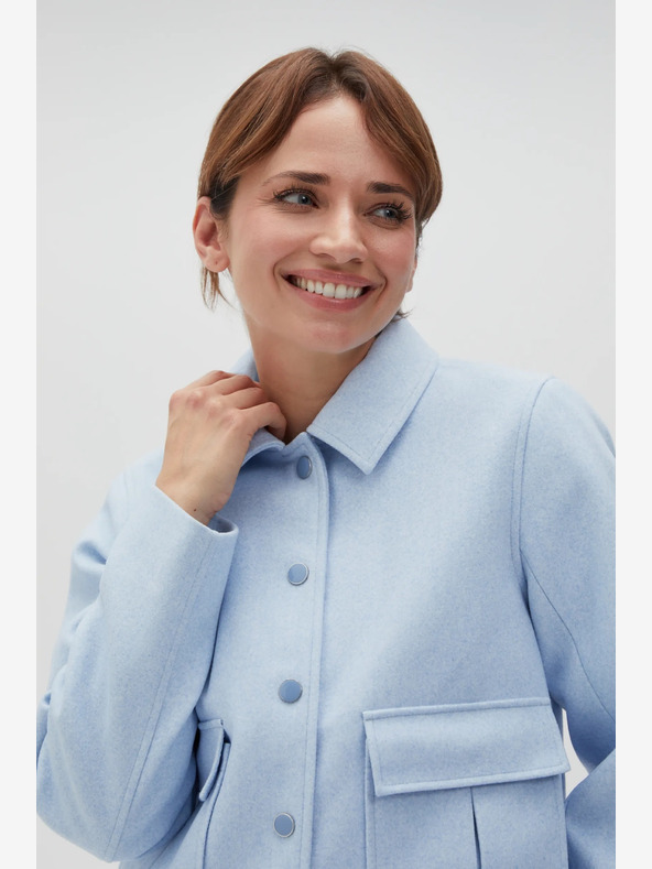 Moodo Svetlomodrá dámska bunda Moodo