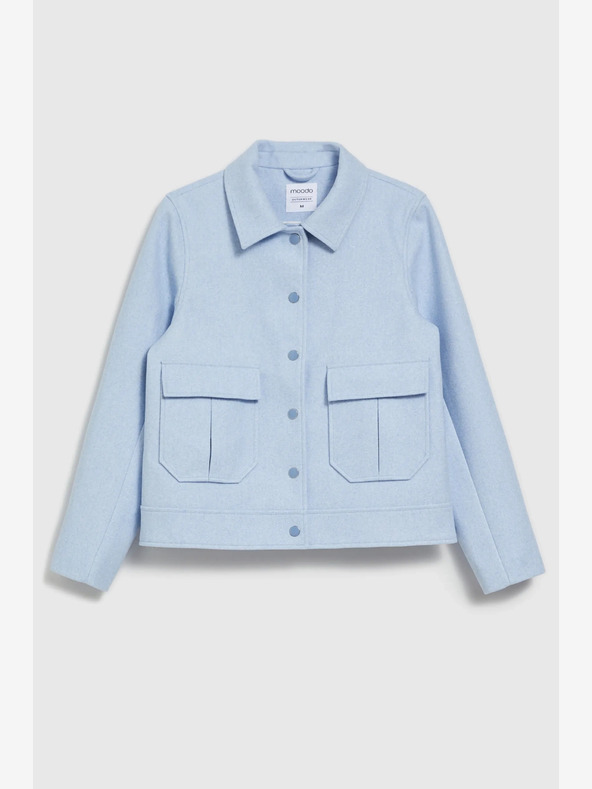 Moodo Svetlomodrá dámska bunda Moodo