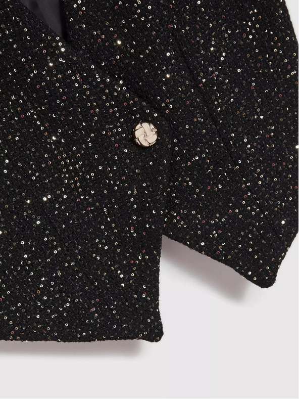 Moodo Čierna dámska vesta Moodo