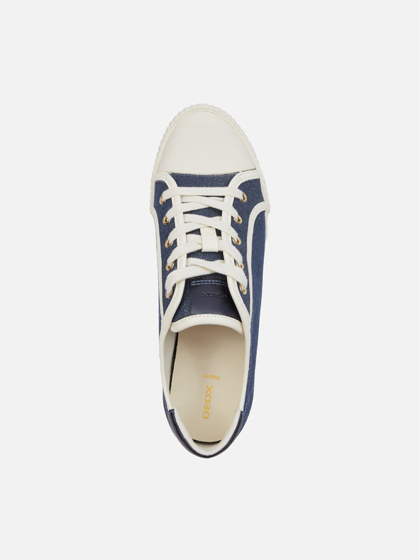 Geox Modré dámske tenisky Geox Blomiee