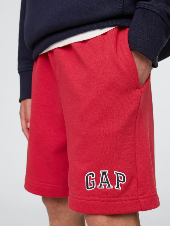 GAP Detské teplákové kraťasy logo GAP