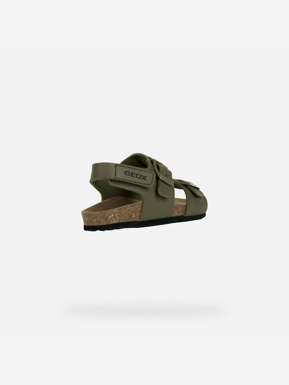 Geox Khaki Chlapčenské sandále Geox Ghita
