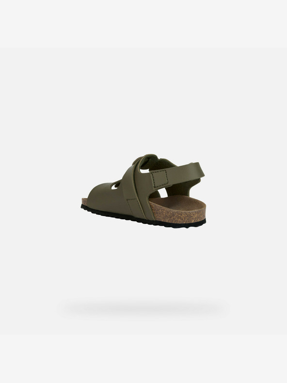 Geox Khaki Chlapčenské sandále Geox Ghita