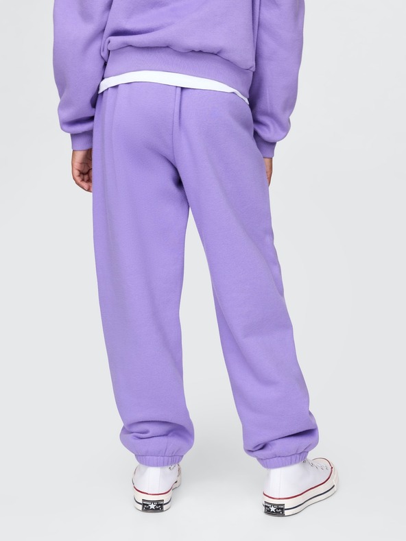 GAP Detské tepláky fleece logo army GAP