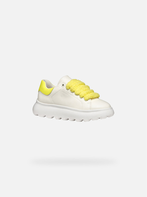 Geox Biele dievčenské tenisky Geox Puffypop