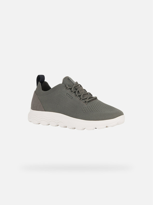 Geox Tmavozelené pánske tenisky Geox Spherica