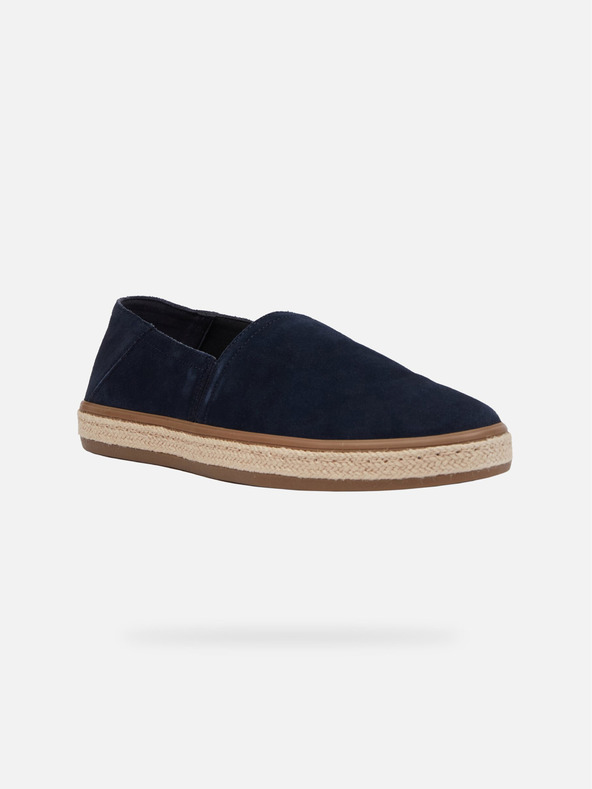 Geox Tmavomodré pánske slip on espadrilky Geox Pantelleria