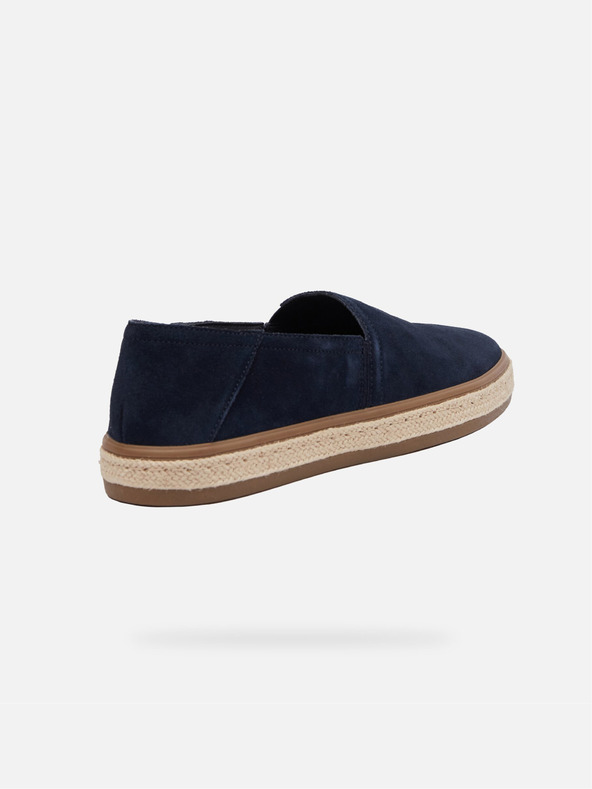 Geox Tmavomodré pánske slip on espadrilky Geox Pantelleria