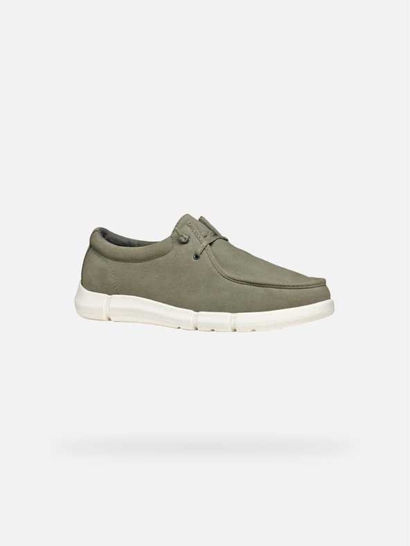 Geox Svetlošedé pánske mokasíny Geox Adacter