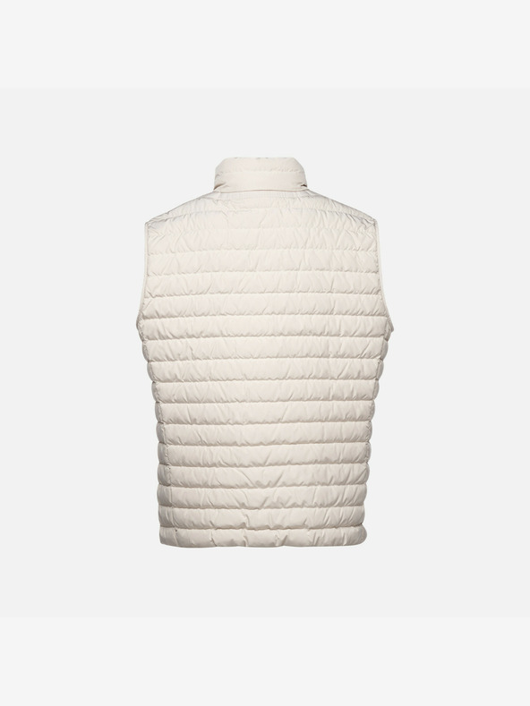 Geox Krémová pánska vesta Geox Warrens