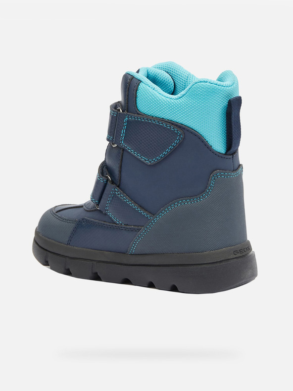 Geox Modré chlapčenské členkové topánky Geox Willaboo AB