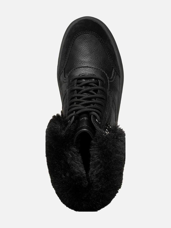 Geox Čierne dámske členkové čižmy Geox Milleiny Abx