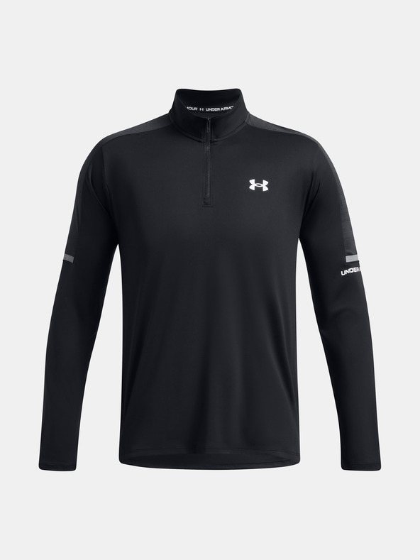 Under Armour Pánske tričko Under Armour UA Tech Utility 1/4 Zip-BLK
