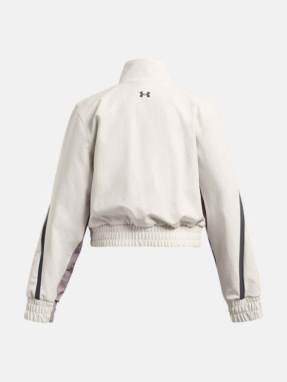 Under Armour Dievčenská bunda Under Armour Unstoppable Crop Jacket-WHT