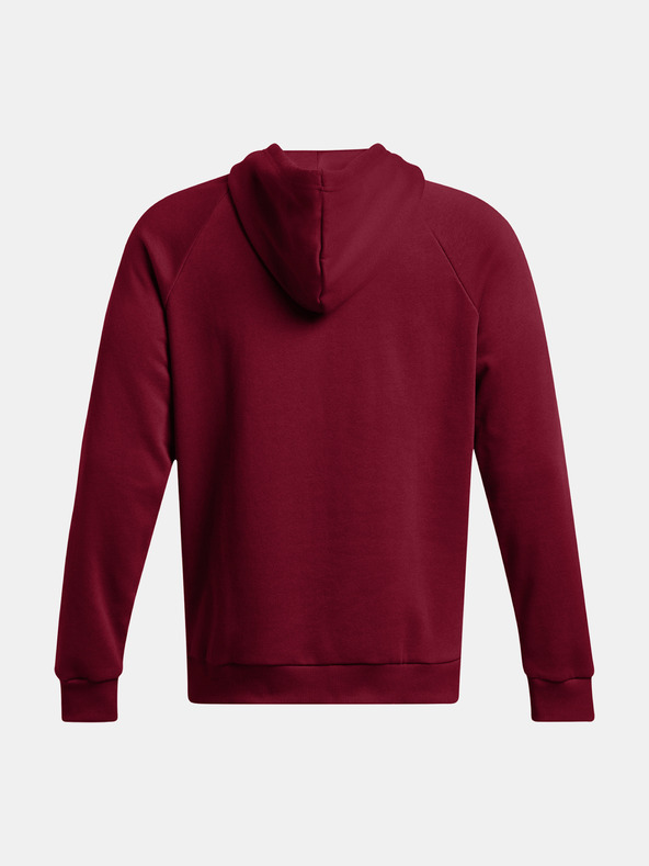 Under Armour Pánska mikina Under Armour UA Rival Fleece Hoodie-RED