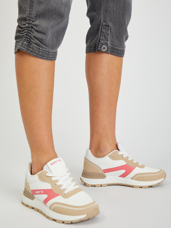 Sam 73 Šedé dámske trojštvrťové džínsy SAM73 Orion