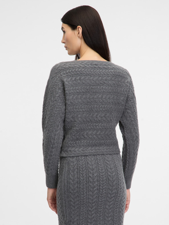 Orsay Sivý dámsky sveter ORSAY