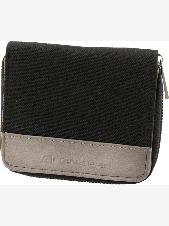 ALPINE PRO Látková peňaženka ALPINE PRO GORINE čierna