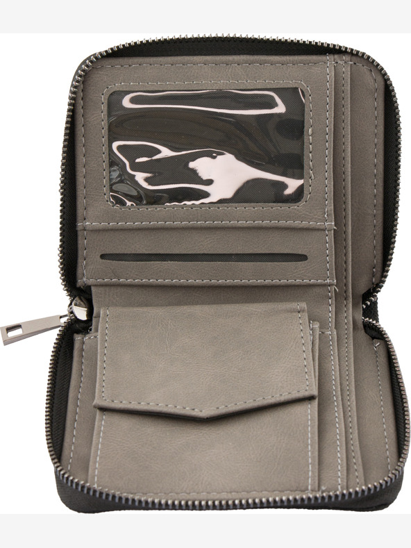 ALPINE PRO Látková peňaženka ALPINE PRO GORINE čierna