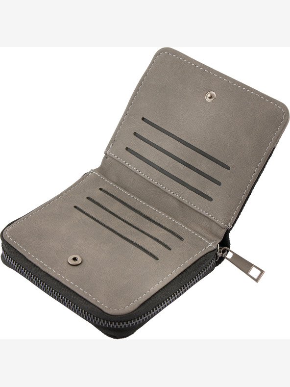 ALPINE PRO Látková peňaženka ALPINE PRO GORINE čierna