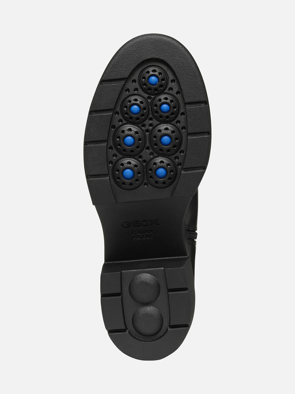 Geox Čierne dámske členkové tenisky Geox Spherica EC15