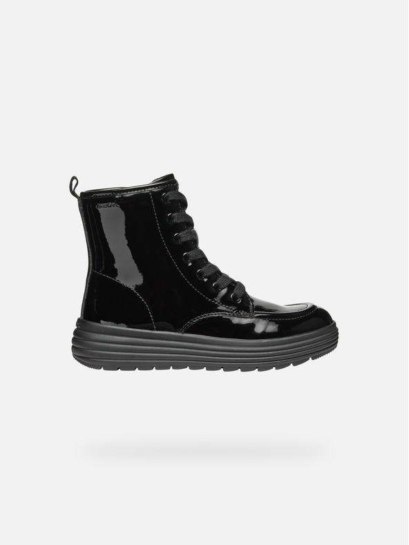 Geox Čierne dievčenské členkové topánky Geox Phaolae