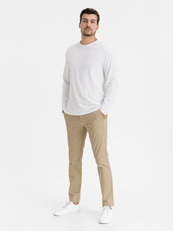 GAP Nohavice essential khaki skinny fit GapFlex GAP