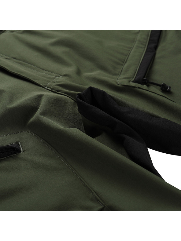 ALPINE PRO Pánske softshellové nohavice ALPINE PRO AKAN 2 jeans