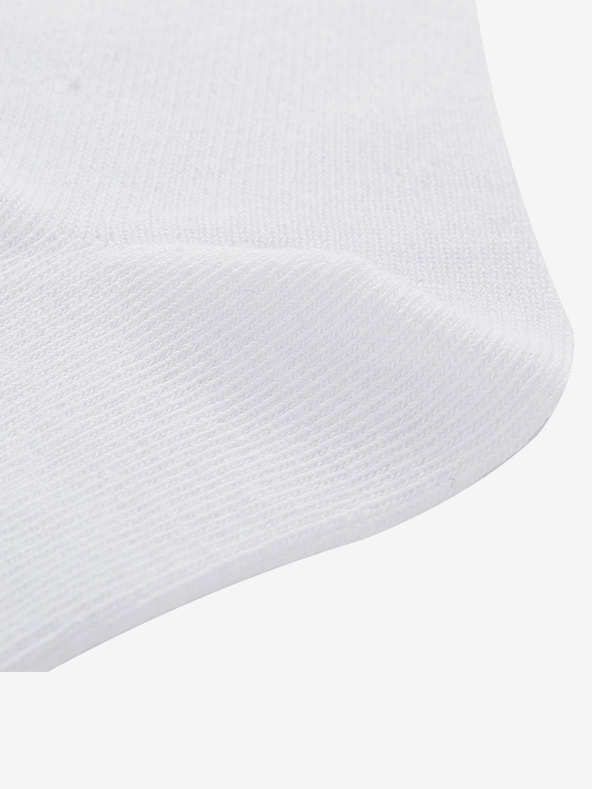 ALPINE PRO Biele unisex ponožky - 2 páry ALPINE PRO 2ULIANO