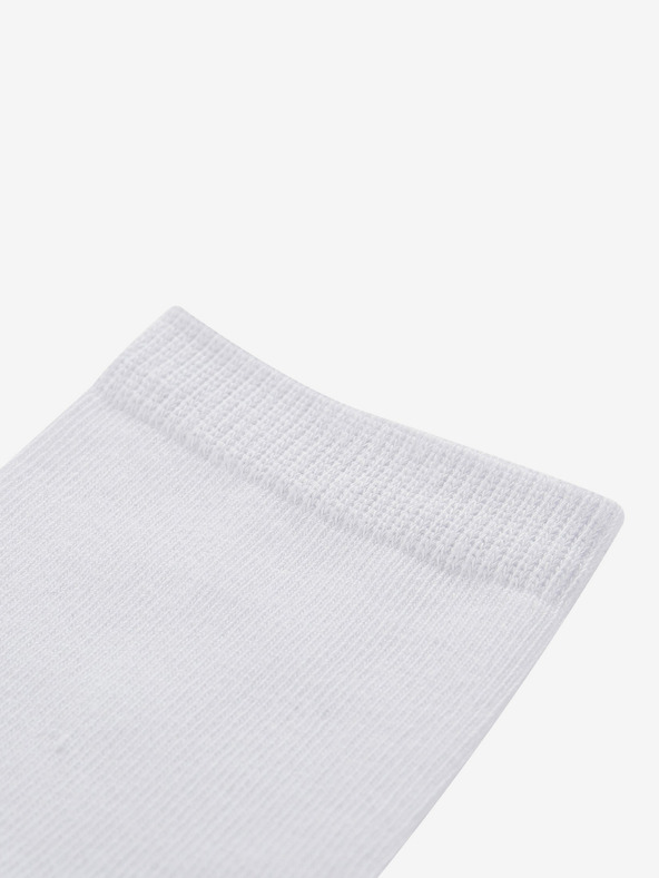 ALPINE PRO Biele unisex ponožky - 2 páry ALPINE PRO 2ULIANO