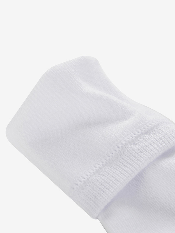 ALPINE PRO Biele unisex ponožky - 2 páry ALPINE PRO 2ULIANO