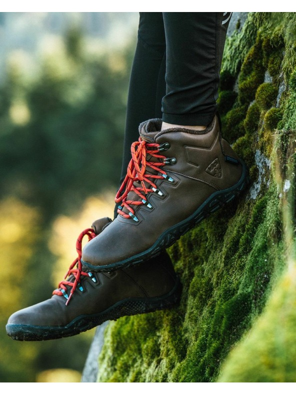 Kilpi Barefoot outdoorová obuv Kilpi BARE HIGH WP-U Brown