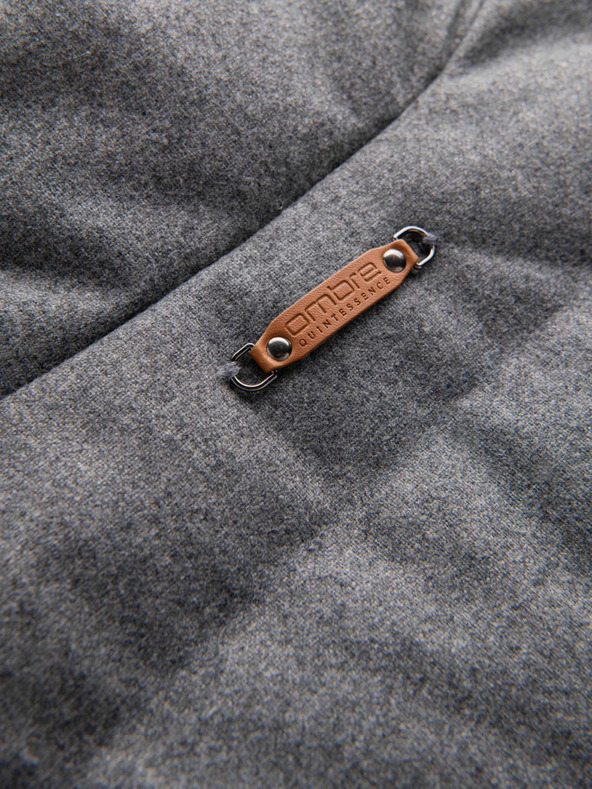 Ombre Clothing Ombre Clothing pánska prešívaná vesta