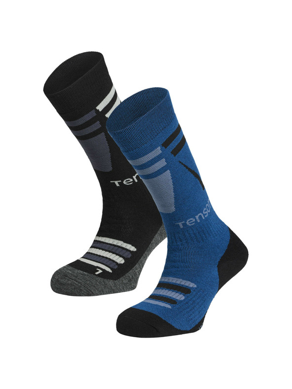 Tenson Unisex lyžiarske ponožky, balenie 2 párov TENSON Core Ski Socks 2-pack modré