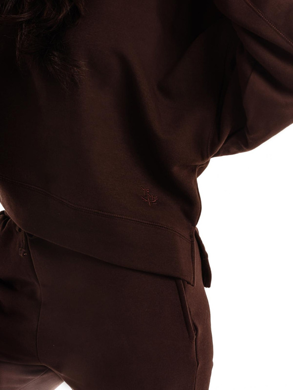 Edoti Hnedé dámske tepláky Edoti