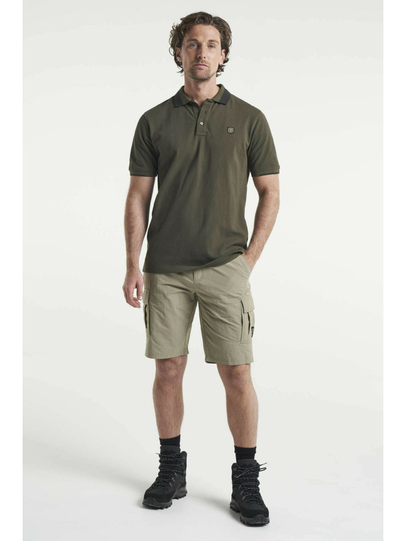 Tenson Pánske outdoorové šortky TENSON khaki