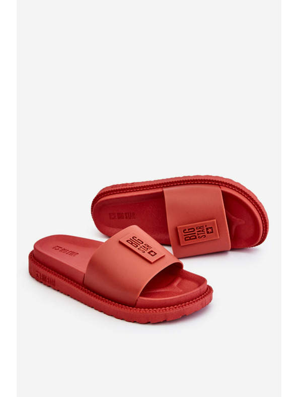 BIG STAR SHOES Dámske papuče Big Star červené