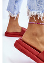 BIG STAR SHOES Dámske papuče Big Star červené