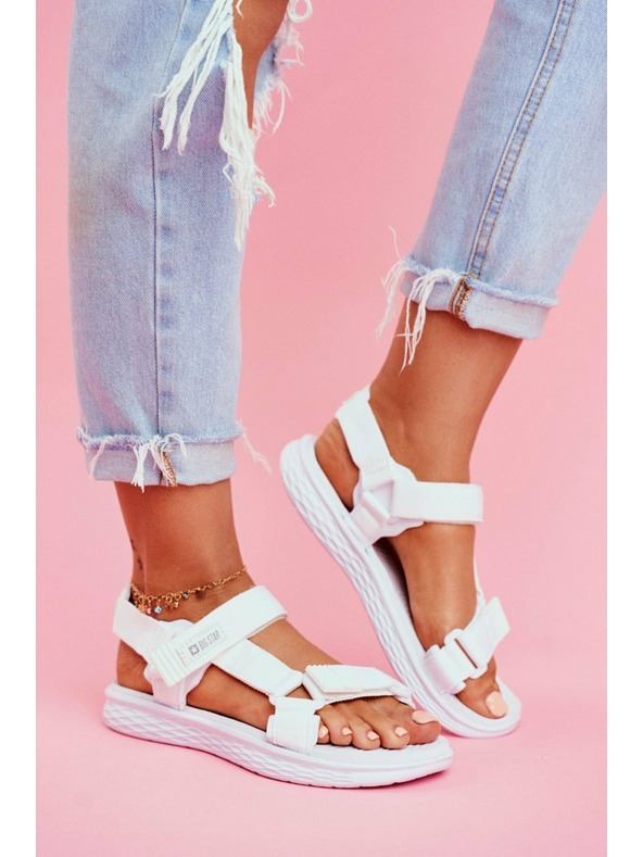 BIG STAR SHOES Dámske sandále Big Star biele