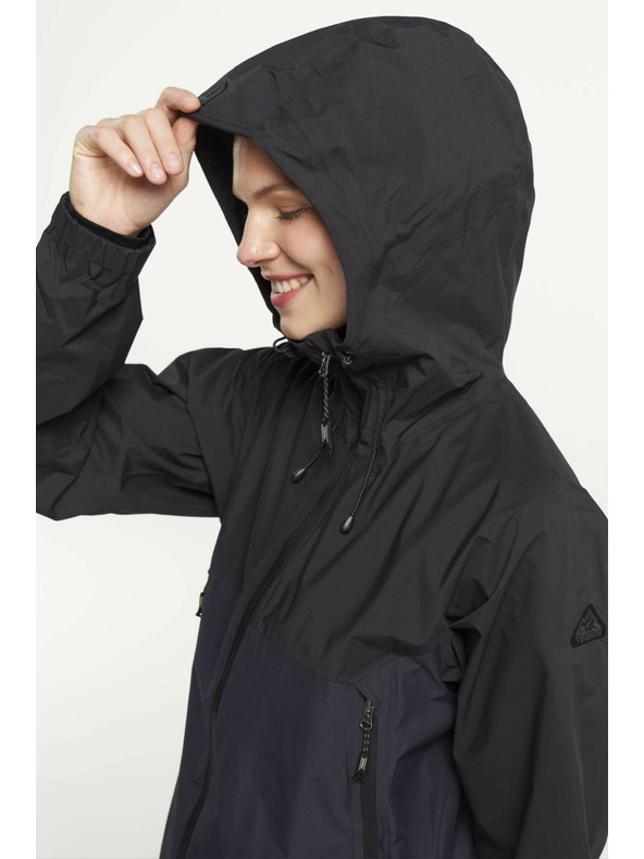 Tenson Dámska ľahká outdoorová bunda TENSON tmavo sivá