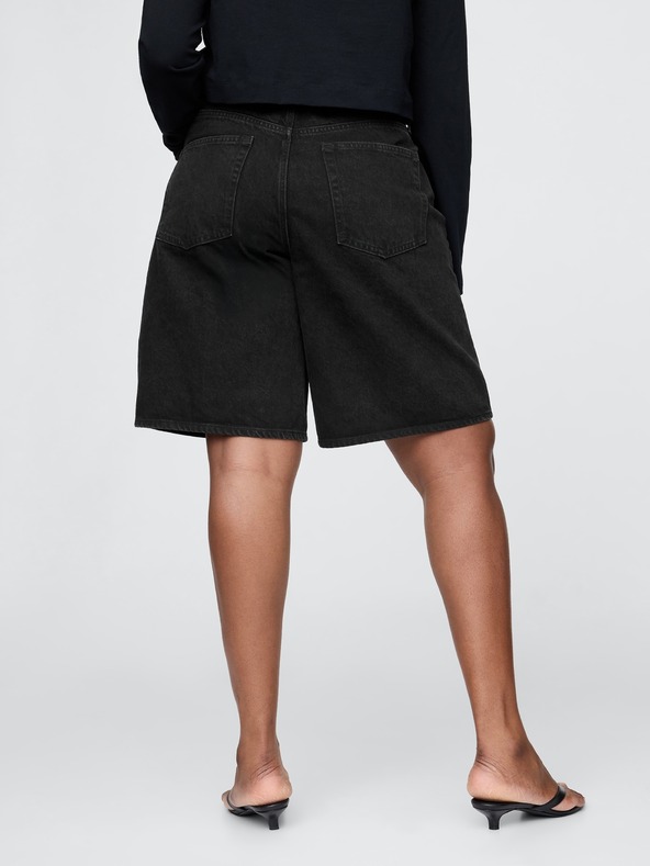 GAP Džínsové kraťasy Mid Rise Longline GAP