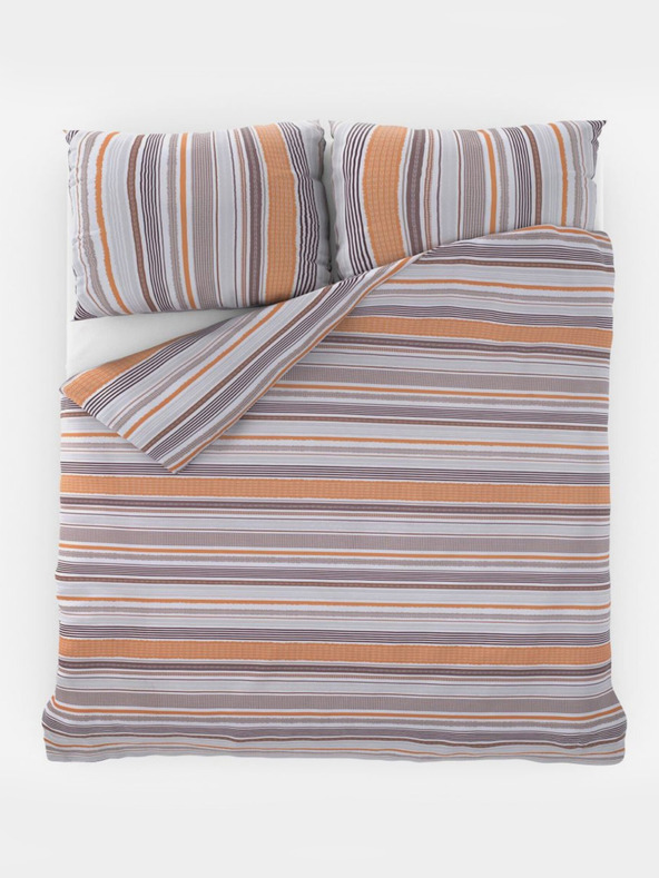 Kvalitex Predĺžené bavlnené prestieradlo do postieľky 140x220, 70x90cm VENTA béžová
