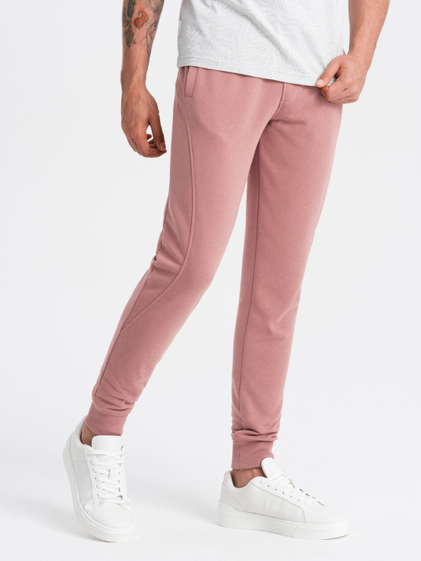 Ombre Clothing Pánske bavlnené tepláky BASIC jogger Ombre Clothing