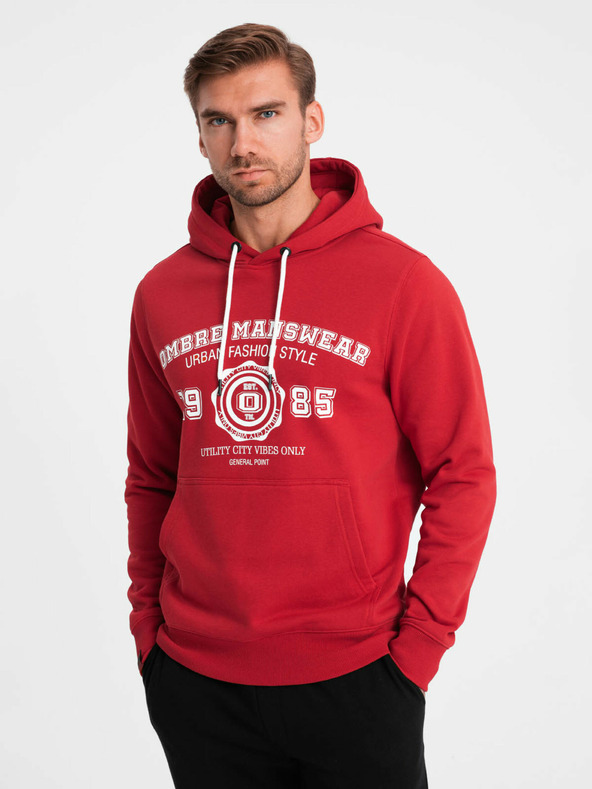 Ombre Clothing Pánska mikina s potlačou Kangaroo Ombre Oblečenie